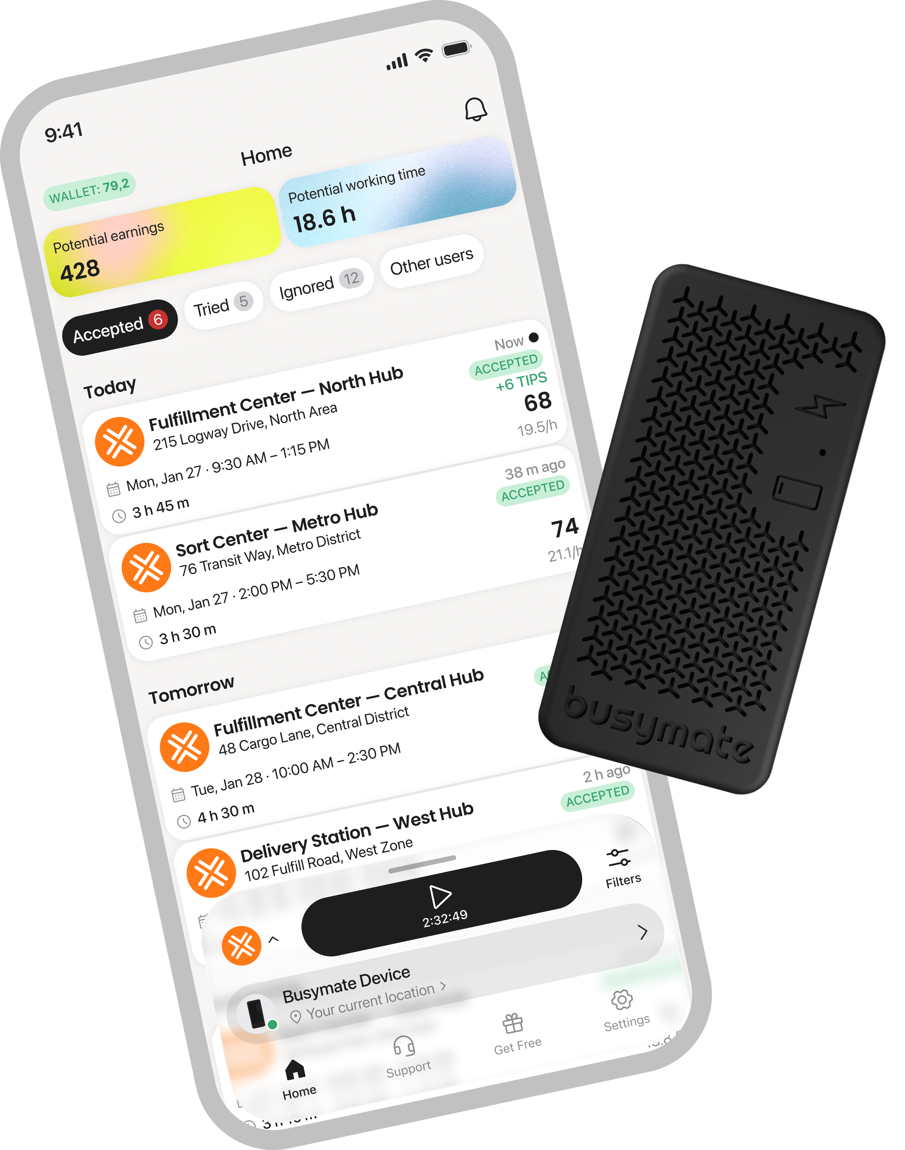 Busymate App Screenshot